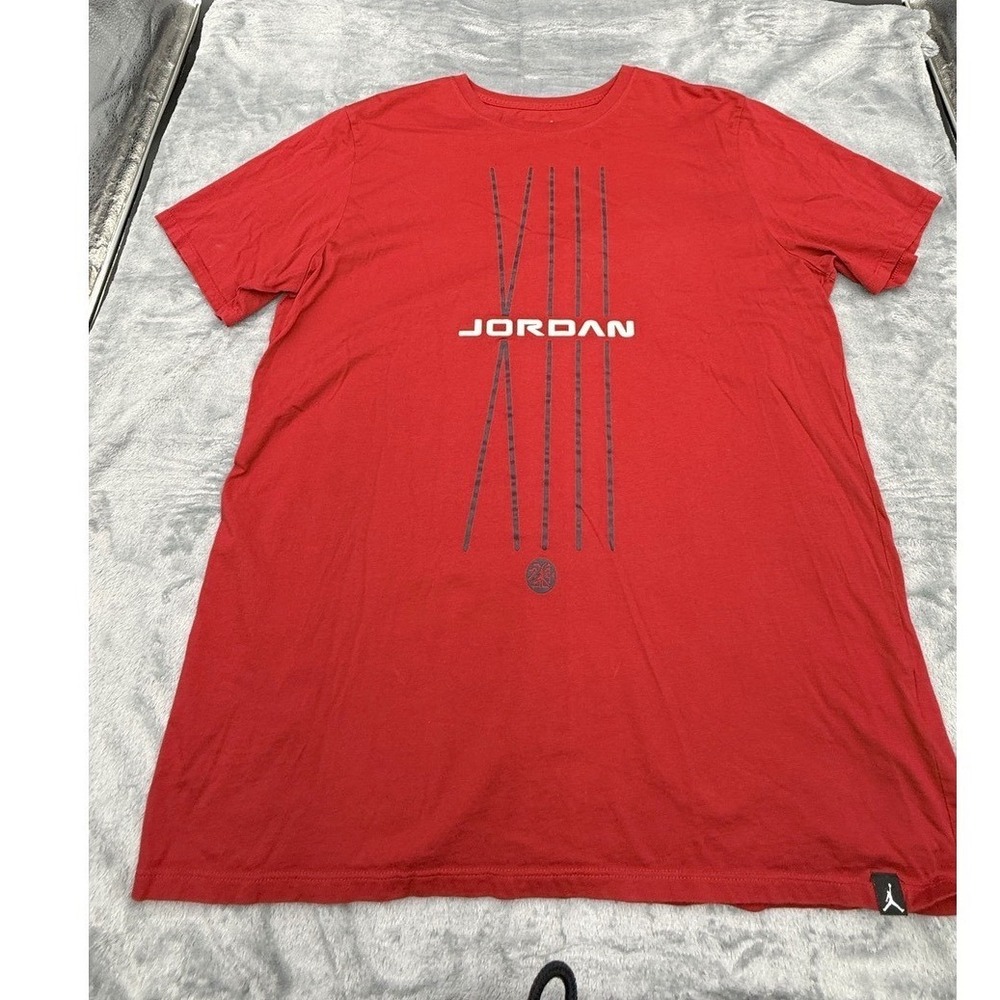 Jordan Brand Men's XL Red Graphic T-Shirt Jumpman 23 Basketball Tee